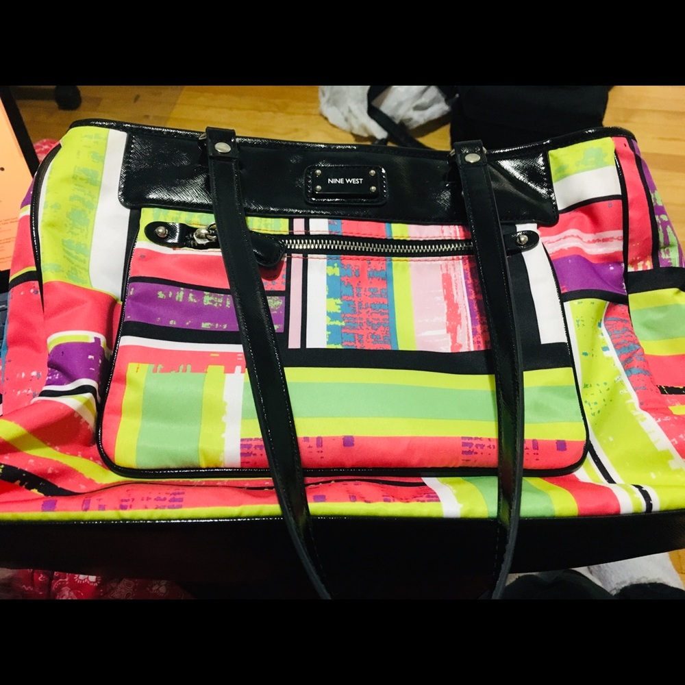 Nine west leather purse used with slight wear